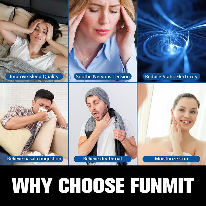 Funmit WF2 Humidifier Filter Replacement for Vicks Kaz Humidifier Starry Night Cool Mist V3500N V3700 V3100 V3900 Sunbeam 1118 1119 Honeywell HCM-300T HCM-350 WA-8D Enviracaire ECM-500 2 Pack - Image 5